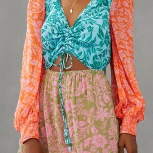 FARM Rio Multicolor Floral Maxi Dress